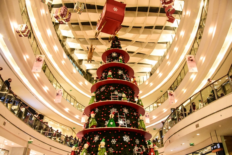 City Centre beirut lighting of the Christmas tree